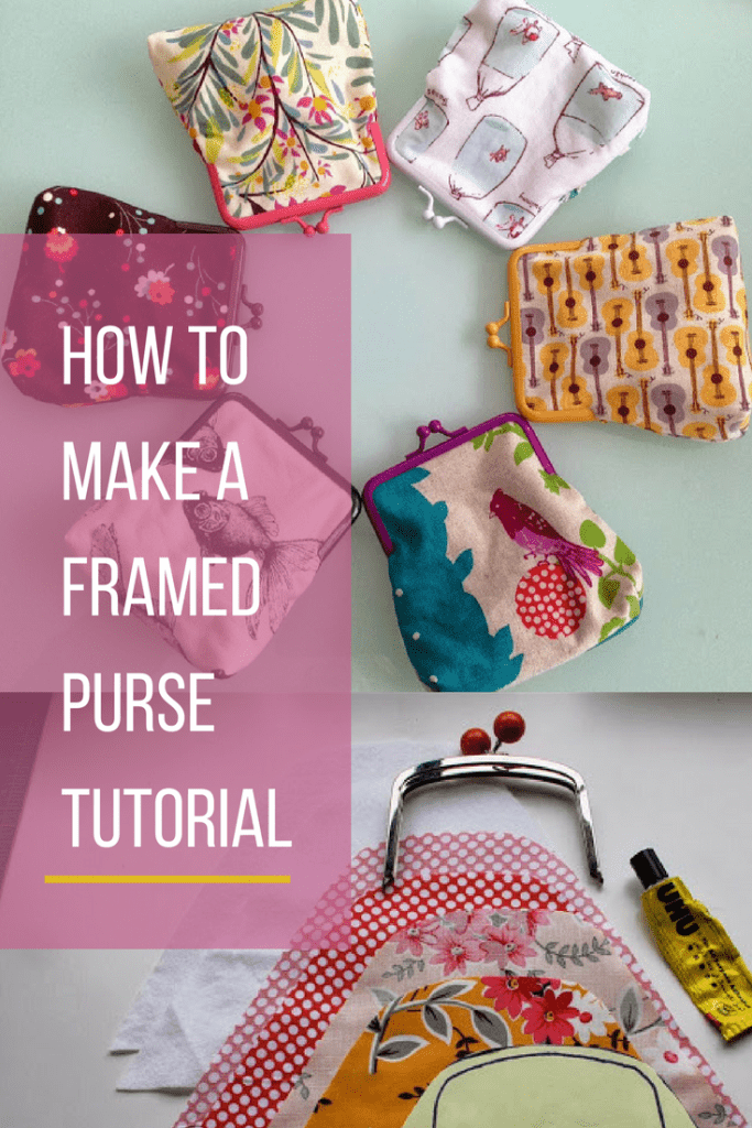 How to make a metal framed/metal clasp purse tutorial