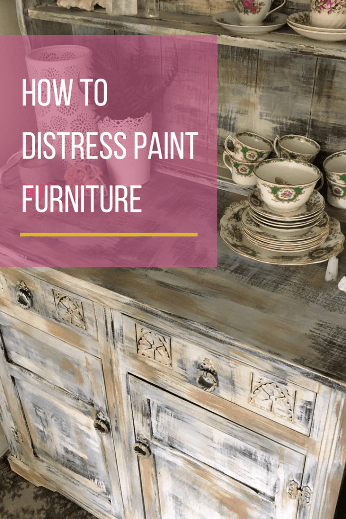 TUTORIAL How to distress paint furniture